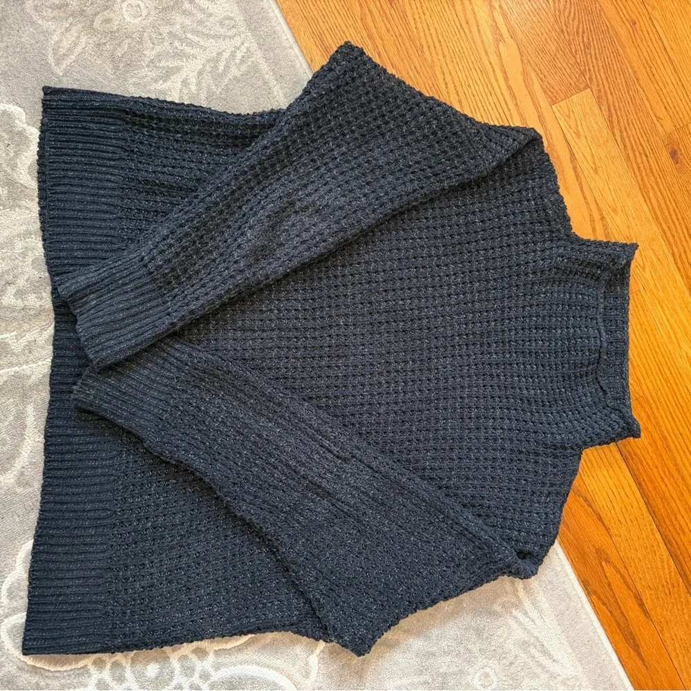 American Eagle Outfitters Black Cowl Neck Sweater - Picture 3 of 3